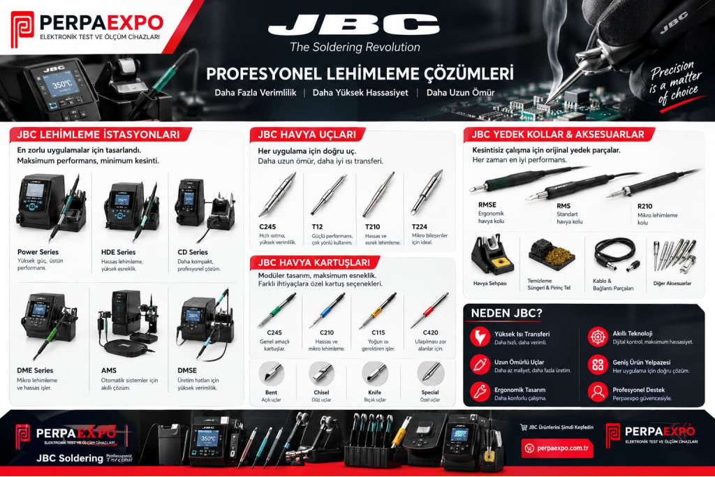 JBC Lehimleme İstasyonu Neden Tercih Edilmeli? Perpaexpo’dan JBC Satın Alma Rehberi