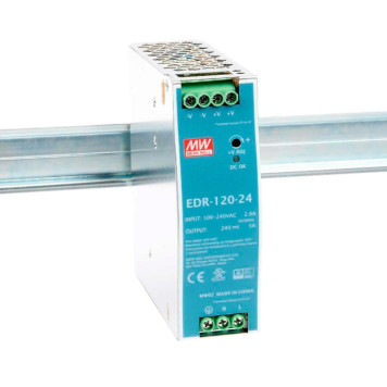 MEANWELL EDR-120-24 Ray Montaj Güç Kaynağı