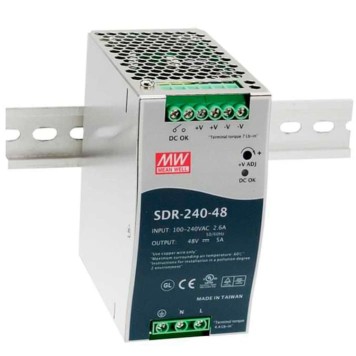 MEANWELL SDR-240-48 Ray Montaj Güç Kaynağı
