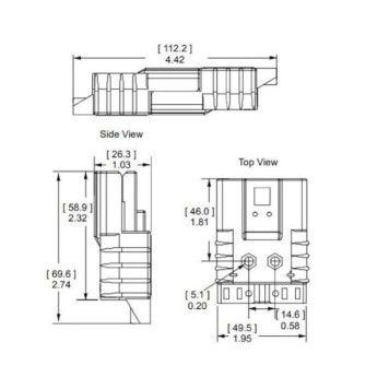 ANDERSON POWER SBE80 Akü Soketi-1