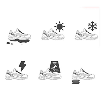 Antistatik ESD Ayakkabı 6621 PS S1PS-1