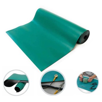 Antistatik ESD Masa Kaplaması Yeşil 120cmx10mt 3mm Kalınlık