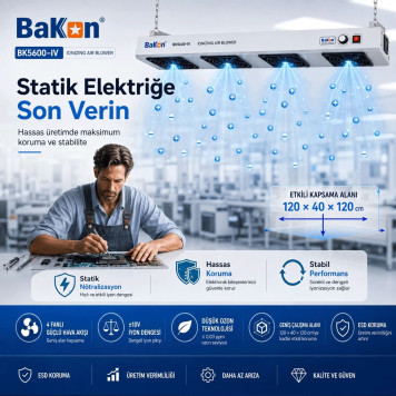 BAKON BK5800-4 Tavan Tipi ESD İyonizer-2