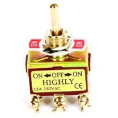 Toggle Switch BLEIBEND T23 6P ON-OFF-ON DPDT Toggle Switch BLEIBEND T23 6P ON-OFF-ON DPDT