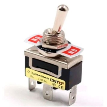 Toggle Switch CNTD C51R3 On-Off-On 3P Yaylı