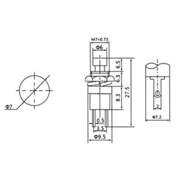 Metal Buton BLEIBEND IC-177-1