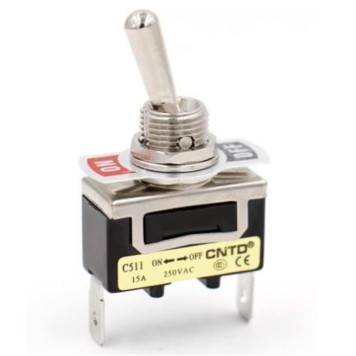 Toggle Switch CNTD C5R11 On-Off 2P Yaylı