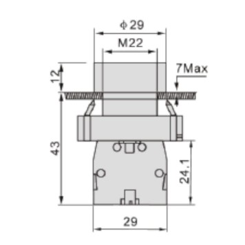 Metal Buton BLEIBEND XB2-BA3311-2