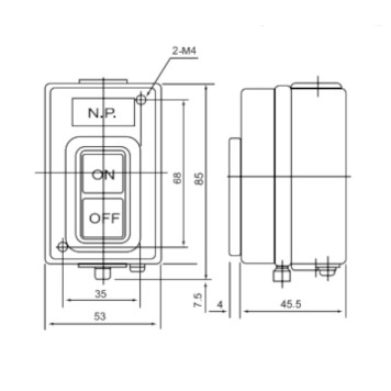 Buton Anahtarı CNTD CBSN-315-1