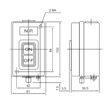 Buton Anahtarı CNTD CBSN-330-1
