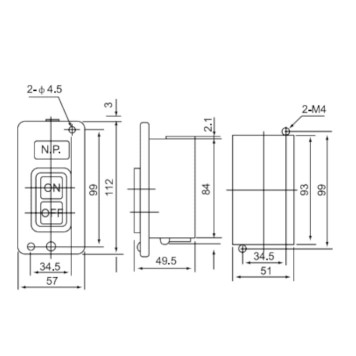 Buton Anahtarı CNTD CBSY-315-1