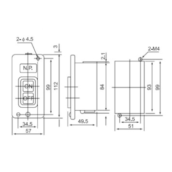 Buton Anahtarı CNTD CBSY-330-1