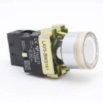 Metal Buton 1NC TIANYI LAY5-BW3161-1