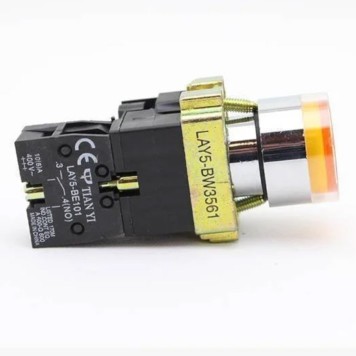 Metal Buton 1NC TIANYI LAY5-BW3561-2