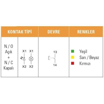 Metal Buton TIANYI LAY5-BW8465-2