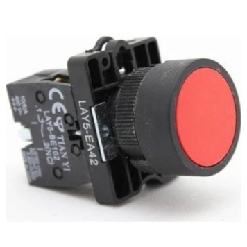 Plastik Buton 1/NC TIANYI LAY5-EA42 -1