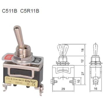 Cntd C511B On-Off 2P Toggle Switch-1