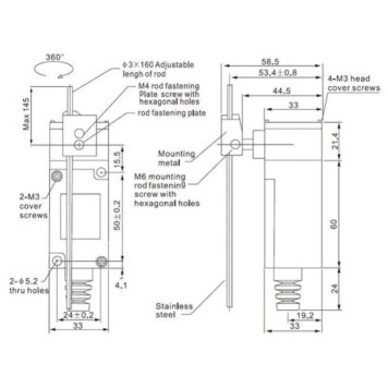 Limit Switch CNTD CHL-5050 Metal-1