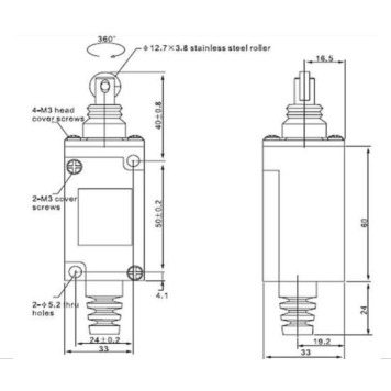 Limit Switch CNTD CHL-5200 Metal-1