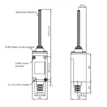 Limit Switch CNTD CHL-5381 Metal-1