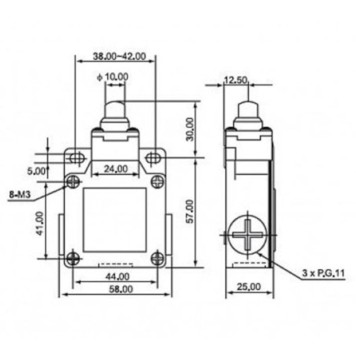 Limit Switch CNTD CSA-001 Metal-1