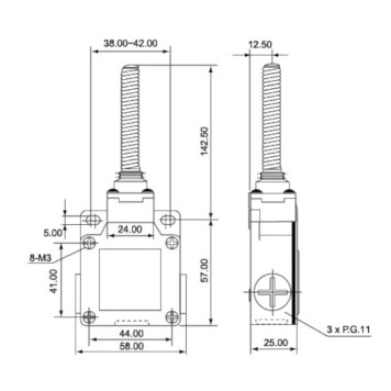 Limit Switch CNTD CSA-081 Metal-1