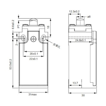 Limit Switch CNTD CLS-101 Dar Gövde -1