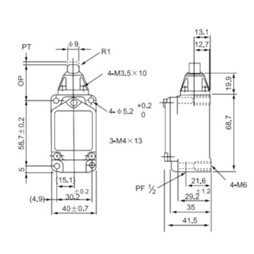 Limit Switch CNTD CWLD Metal -1