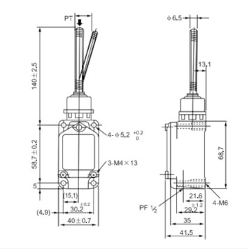 Limit Switch CNTD CWLNJ Metal -1