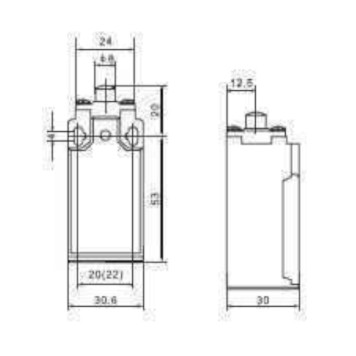 Limit Switch TIANYI LL8XCK-P110 Plastik-1