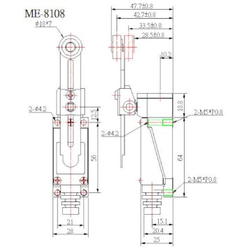 MOUJEN ME-8108 Metal Limit Switch-1