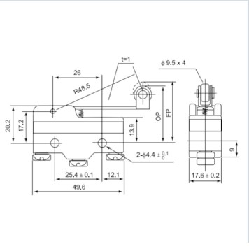 Mikro Switch CNTD CM-1703 Uzun Palet-1