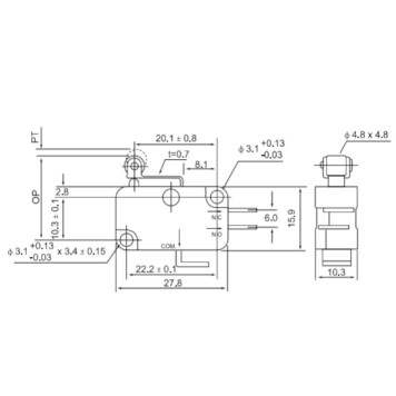 Mikro Switch CNTD CMV16041C-1