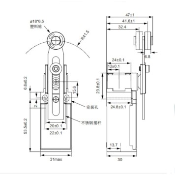 Limit Switch CNTD CLS-131 Dar Gövde -1