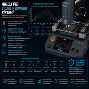 Bakon BK8860 BGA Rework Profesyonel Chipset Tamir İstasyonu-2