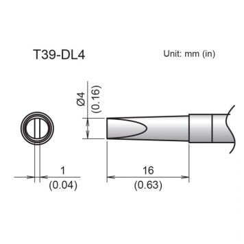 Hakko T39-DL4 Havya ucu