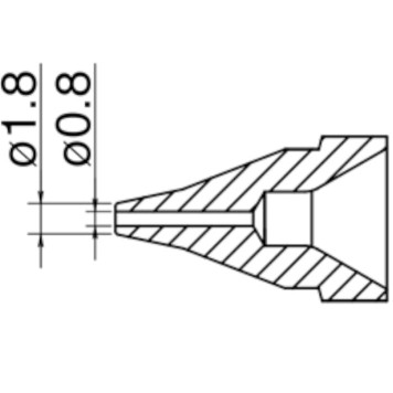 Hakko N61-04 Nozul uç