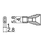 Hakko N61-16 Nozul uç Hakko N61-16 Nozul uç