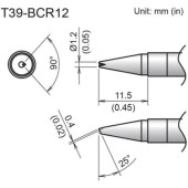 Hakko T39-BCR12 Havya ucu Hakko T39-BCR12 Havya ucu
