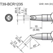 Hakko T39-BCR1235 Havya ucu Hakko T39-BCR1235 Havya ucu
