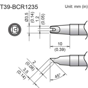 Hakko T39-BCR1235 Havya ucu