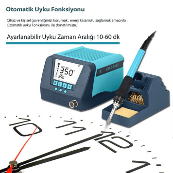 BAKON BK60 Isı Ayarlı Havya İstasyonu-5