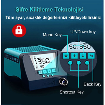 BAKON BK60 Isı Ayarlı Havya İstasyonu-3