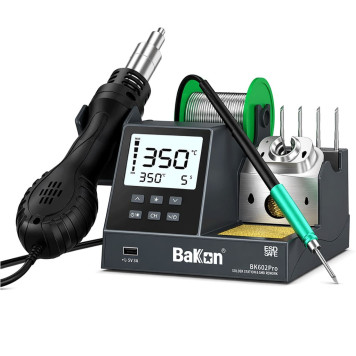 Bakon BK602 Pro Intelligent 2 in 1 Havya İstasyonu-5