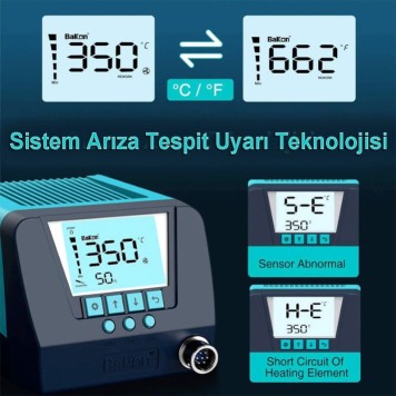 BAKON BK60 Isı Ayarlı Havya İstasyonu-5