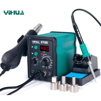 Yihua 878D Sıcak Hava Üflemeli Dijital Havya İstasyonu-2