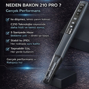 Bakon BK210 Pro Portatif Havya İstasyonu-1