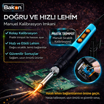 BAKON BK606 Kalem Havya 90W-3