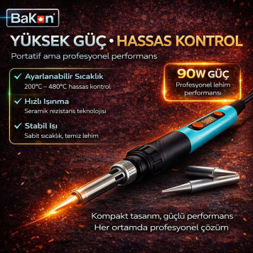 BAKON BK606 Kalem Havya 90W-4