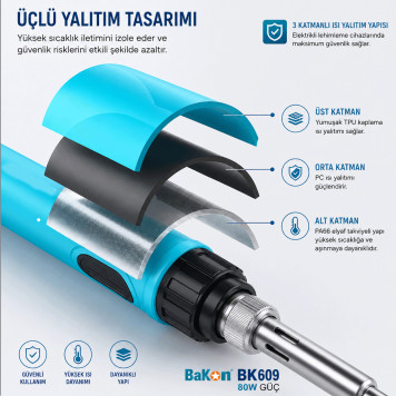 Bakon BK609 80W Kalem havya-1